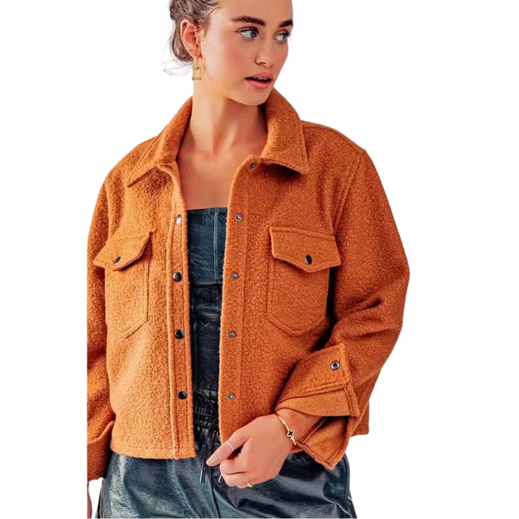 Rust Snap Jacket